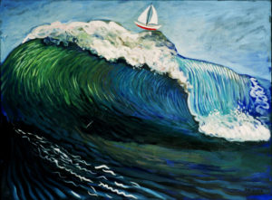 Boat, Acrylic on Canvas
