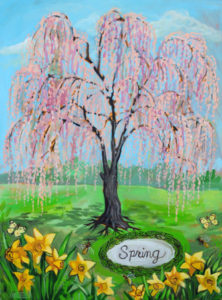 Spring, Acrylic on Canvas