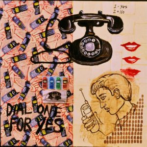 Telephone, Acrylic on Canvas