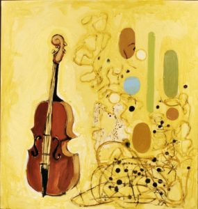 Violin, Acrylic on Canvas