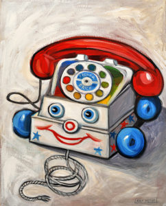 Chatter Phone, Acrylic on Canvas
