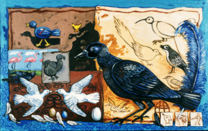 Dodo Bird, Acrylic on Canvas